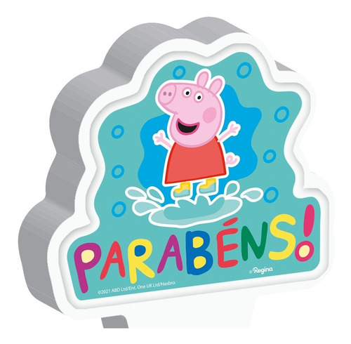 Vela Peppa Pig - Para Bolo, Aniversário E Festa